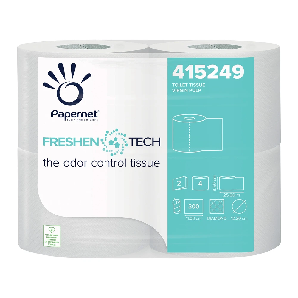  Papernet Freshentech Scented 2 Ply Toilet Rolls 300 Sheets