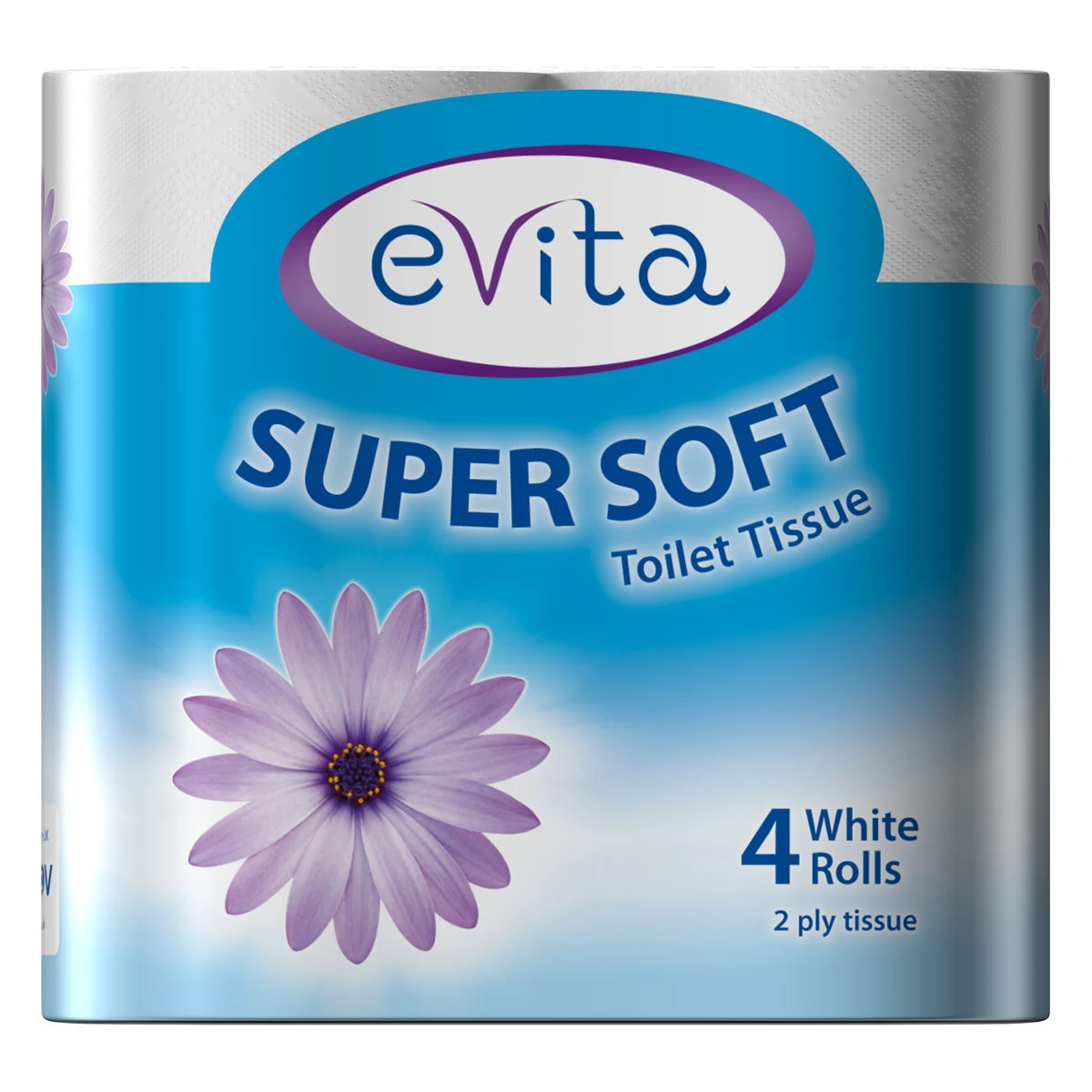 Evita Super Soft 2Ply Toilet Tissue White 