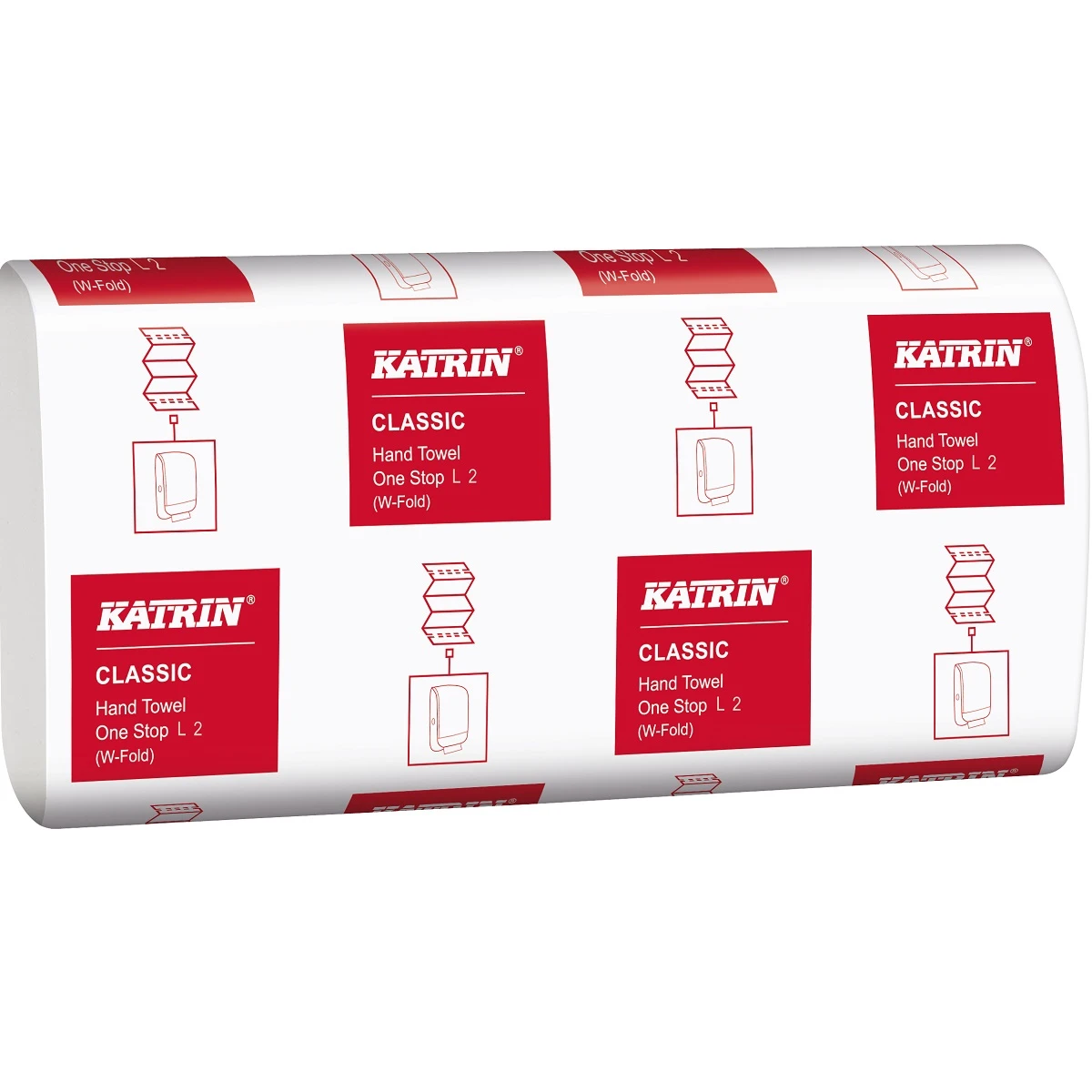 Katrin Classic Hand Towel Zig Zag 2 Handy Pack