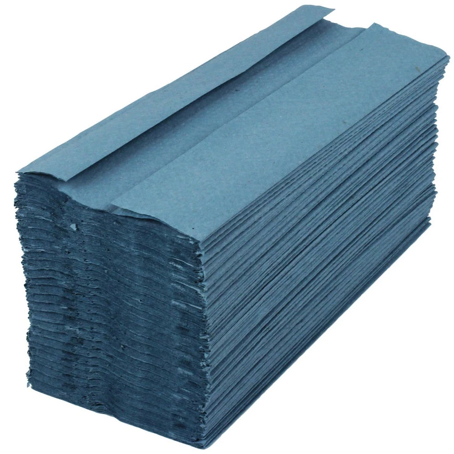 JanSan C Fold Paper Hand Towels 1Ply Blue 