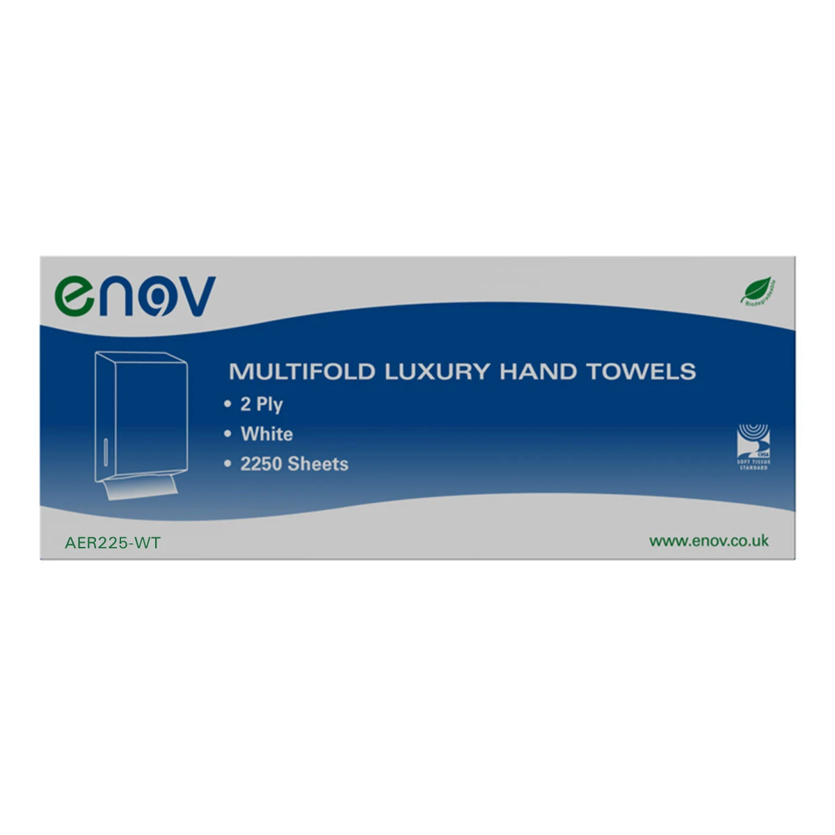 Enov Multifold Luxury Hand Towels White 