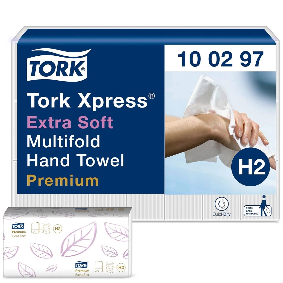  Tork Xpress 100297 Extra Soft Multifold Hand Towel Premium 2Ply White