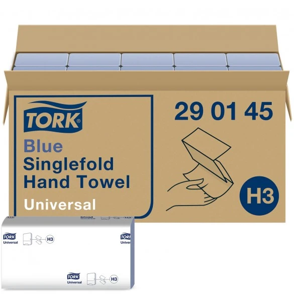  Tork Singlefold 290145 Universal Hand Towel 1Ply Blue