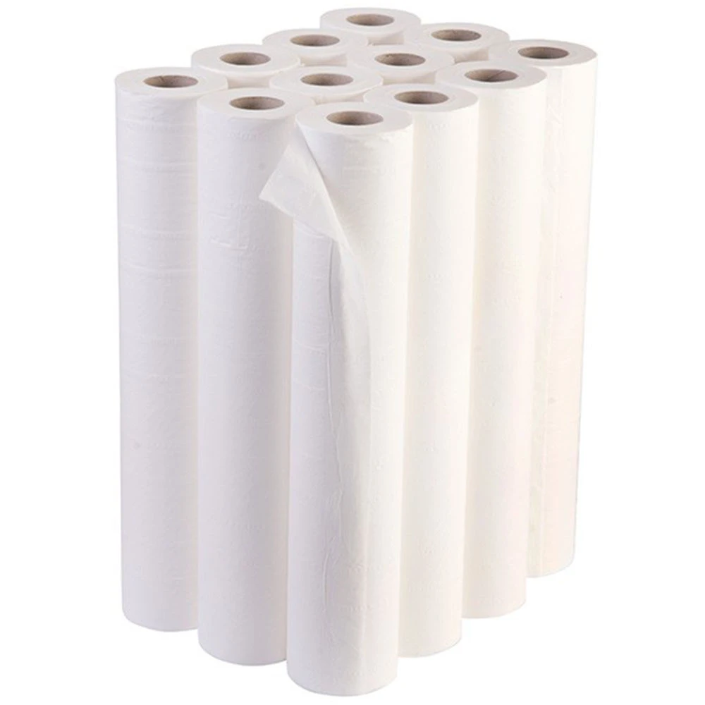 JanSan Hygiene Couch Rolls 20" White 