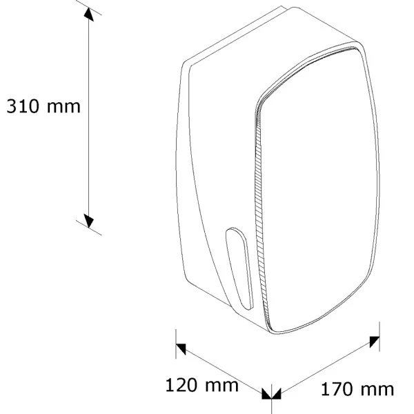 Mercury Multiflat Toilet Tissue Dispenser 