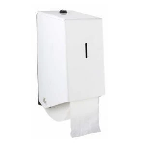 JanSan Cormatic Toilet Roll Dispenser Metal White