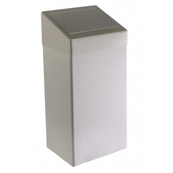 JanSan Washroom Bin Stainless Steel 30 Litre With Lid