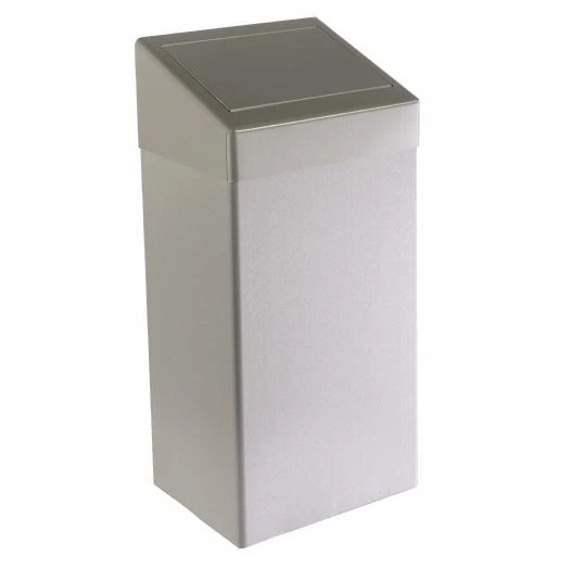 JanSan Waste Bins Stainless Steel 50 Litre With Lid