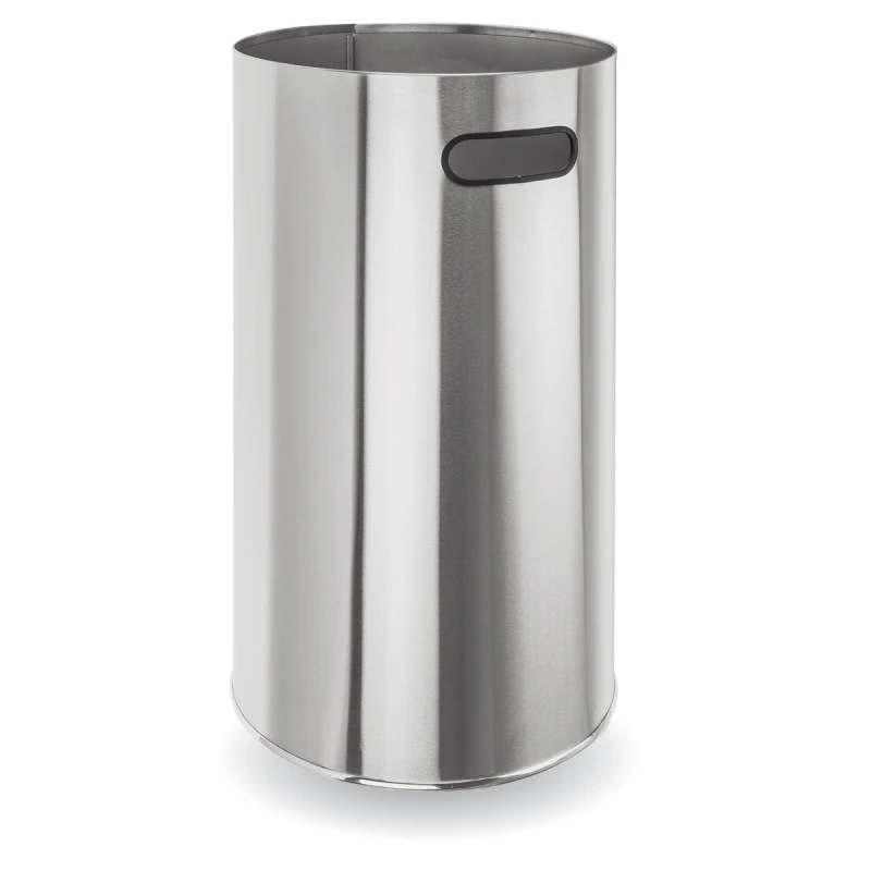 JanSan Waste Bins Stainless Steel 42 Litre with Castors