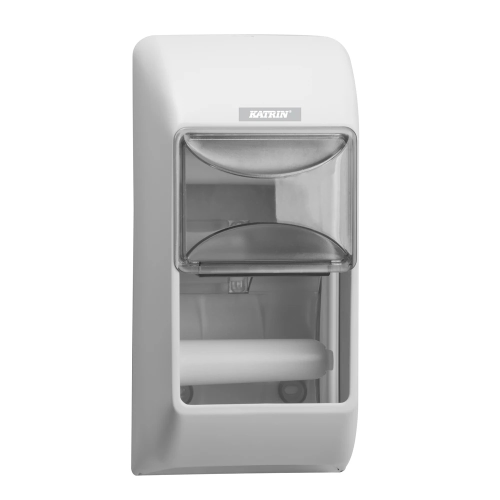 Katrin 92384 Inclusive Toilet 2-Roll Dispenser White