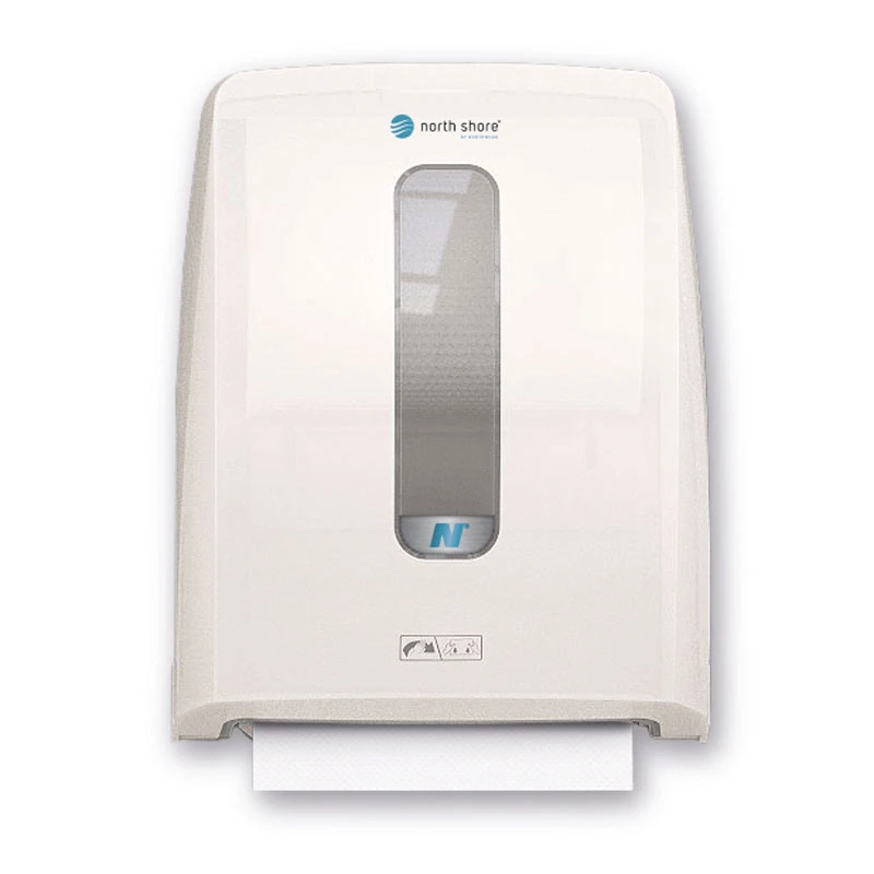  North Shore Mechanical Hands-Free Towel Dispenser White