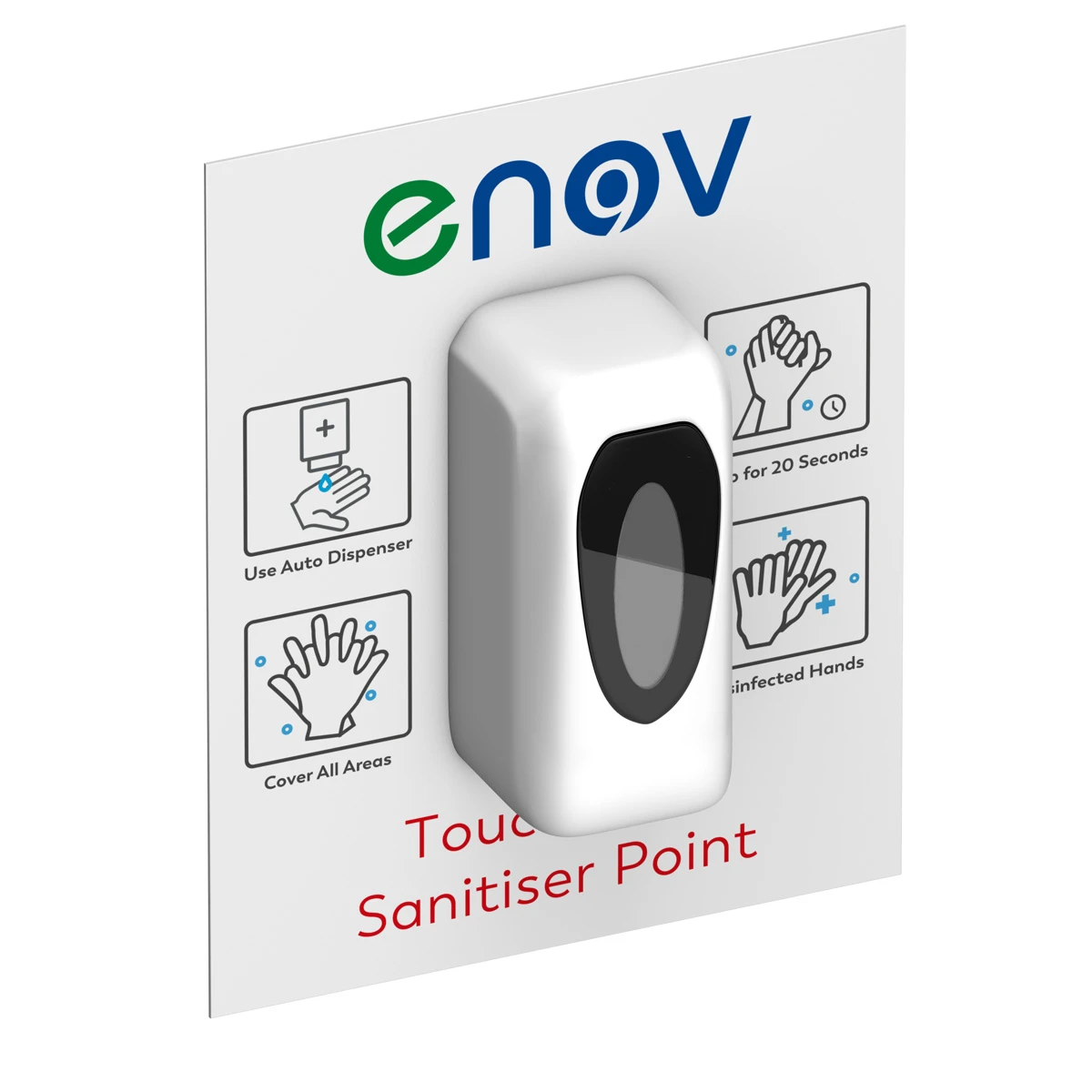 Enov E510 Wall Mounted Touch Free Sanitiser Point