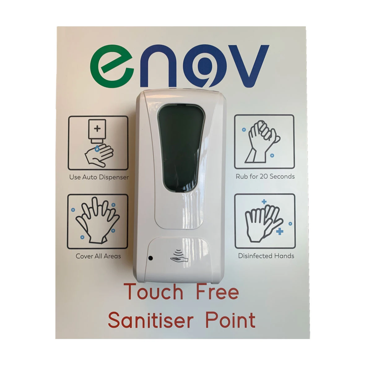 Enov E510 Wall Mounted Touch Free Sanitiser Point