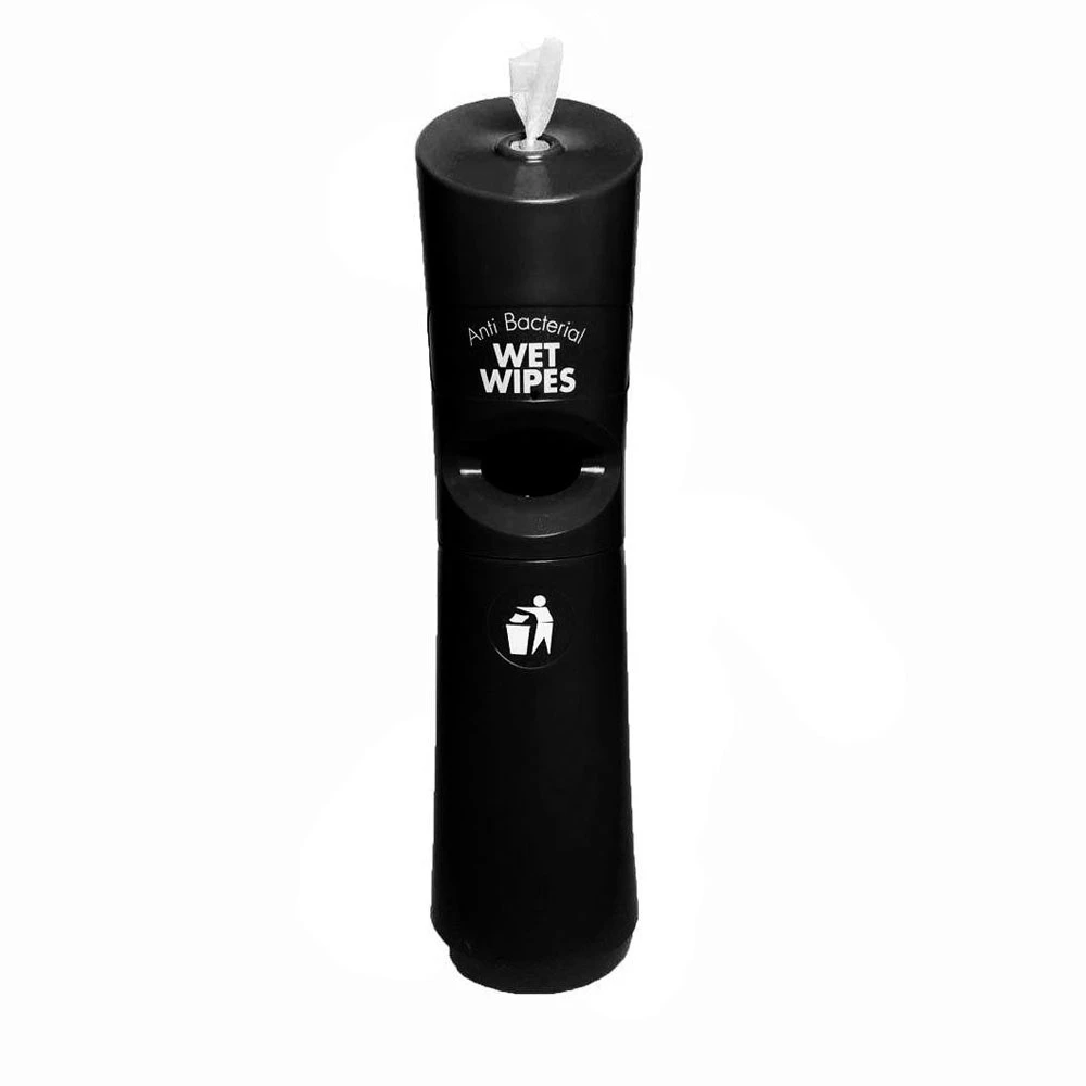 eWipe Freestanding Wet Wipe Dispenser Black