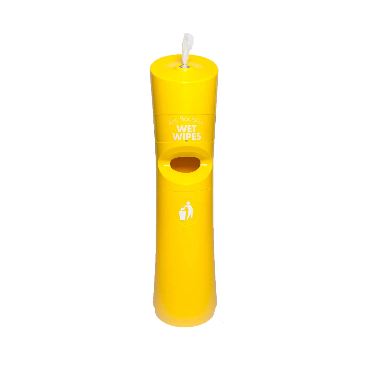 eWipe Freestanding Wet Wipe Dispenser Yellow