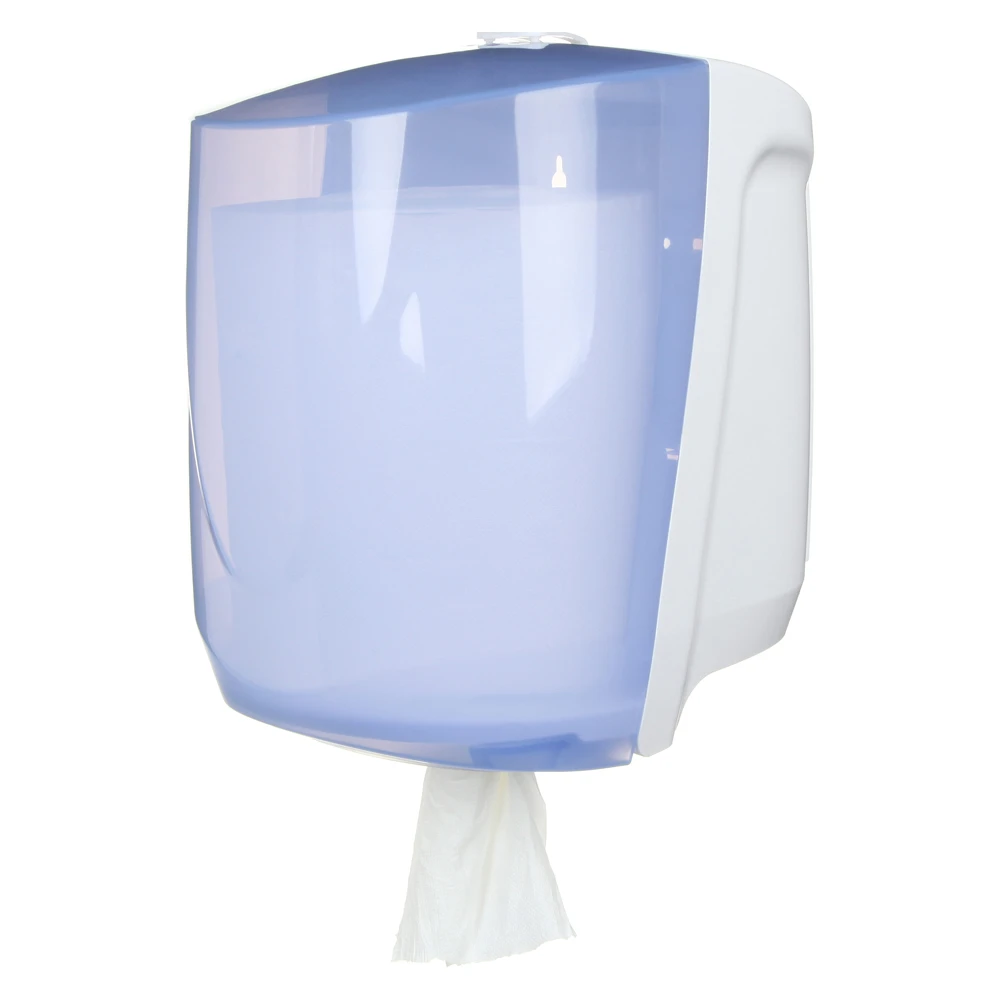  Ellipse Large Centrefeed Dispenser White & Blue