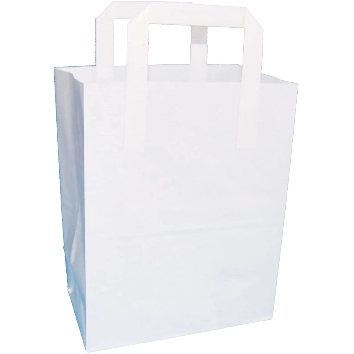  JanSan Kraft SOS Paper White Carrier Bags Large