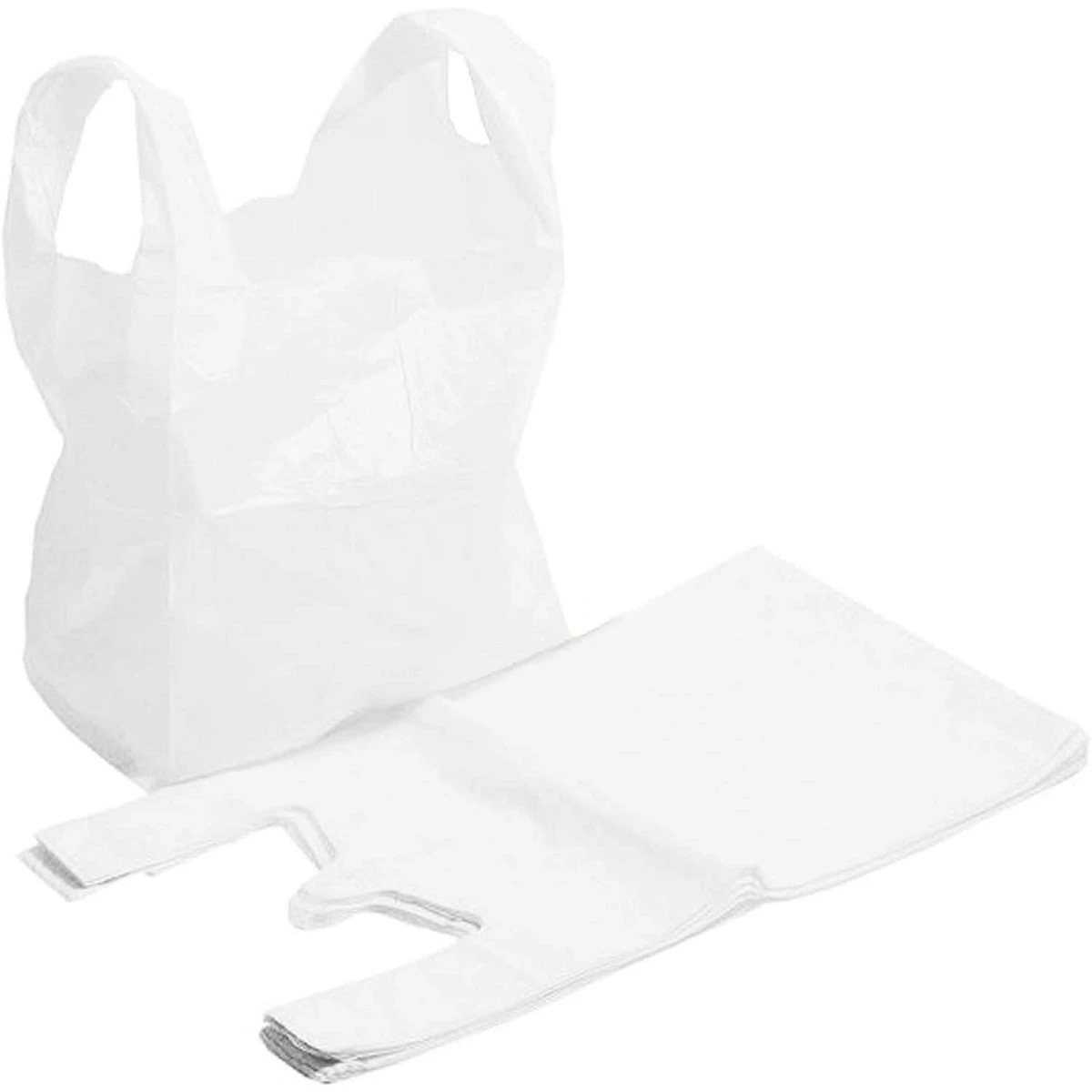  JanSan Polythene Vest Style Carrier Bags Regular