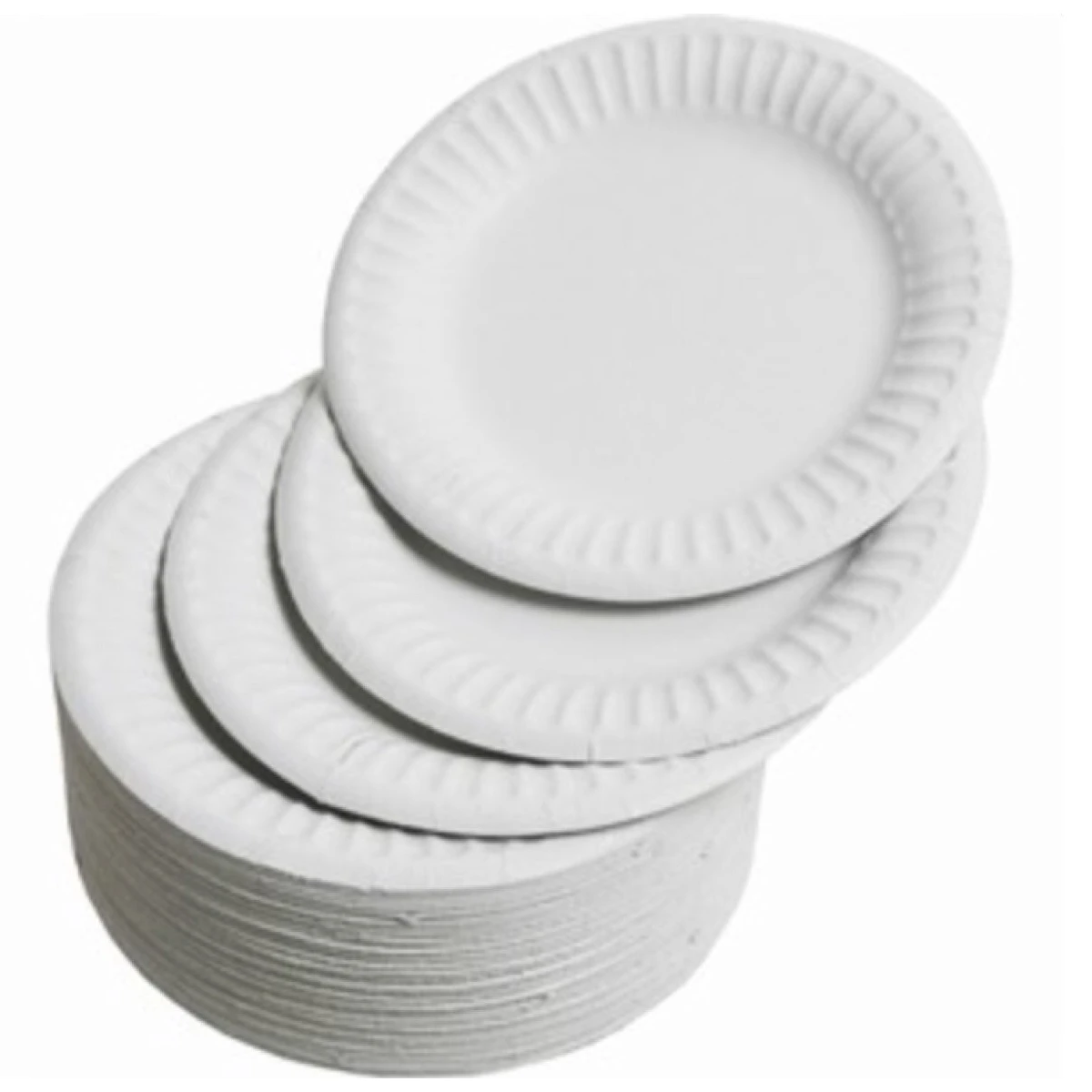  JanSan Paper Plates White 150mm 