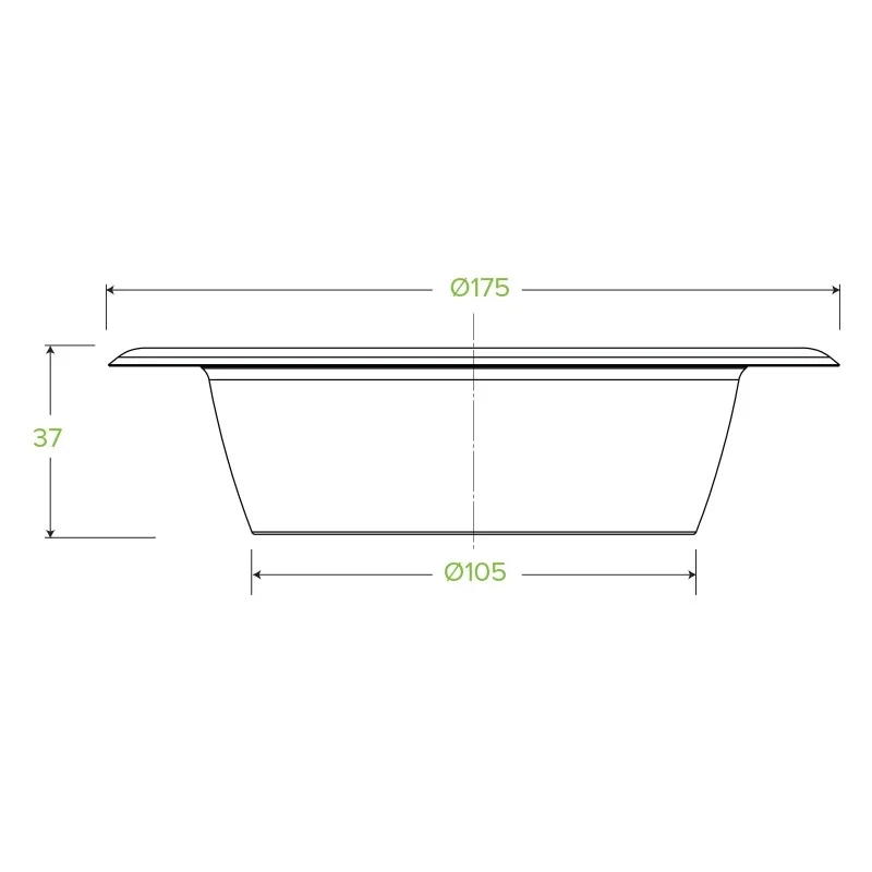 BioPak BioCane Bowl 16oz 470 mL 