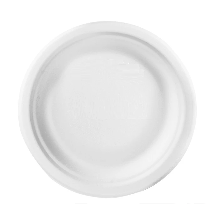  Vegware Round Compostable Bagasse Plates 226mm