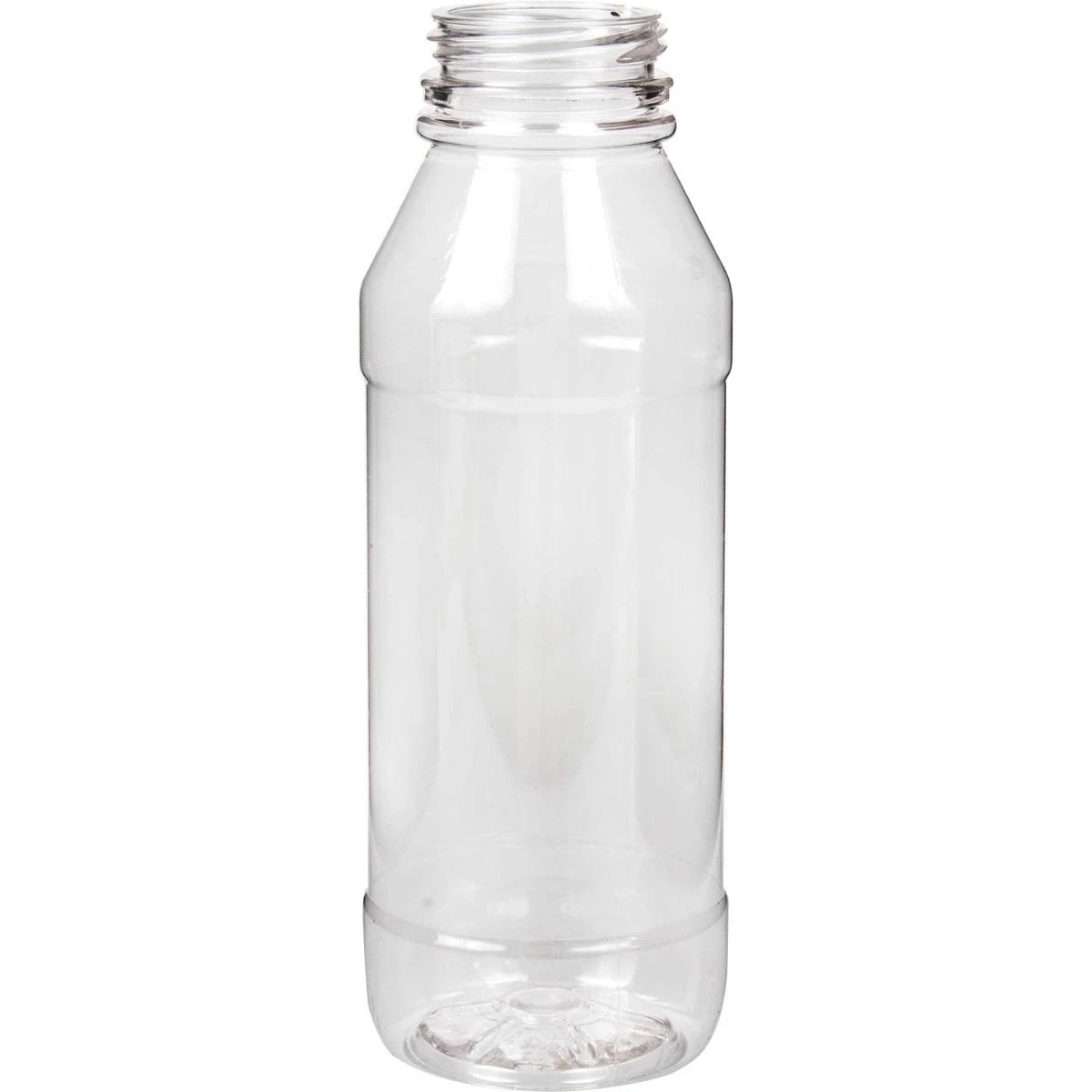 JanSan Juice Plastic PET Round Bottle 330ml Clear