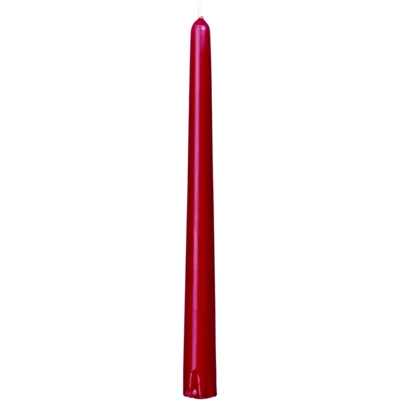 JanSan Taper Candle Bordeaux 10&quot; 