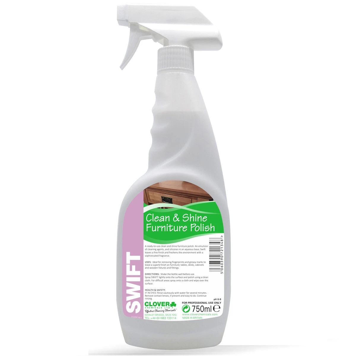 Clover Swift Clean & Shine Furniture Polish RTU