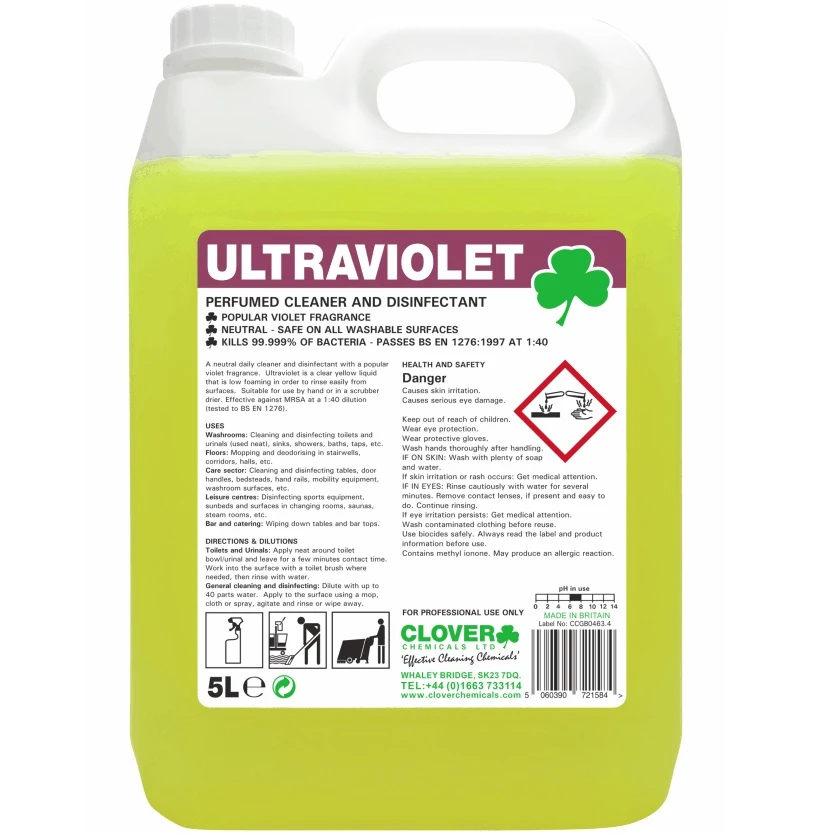  Clover Ultraviolet Perfumed Cleaner Disinfectant