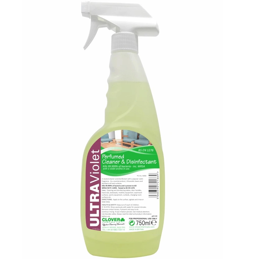 Clover Ultraviolet Perfumed Cleaner Disinfectant RTU