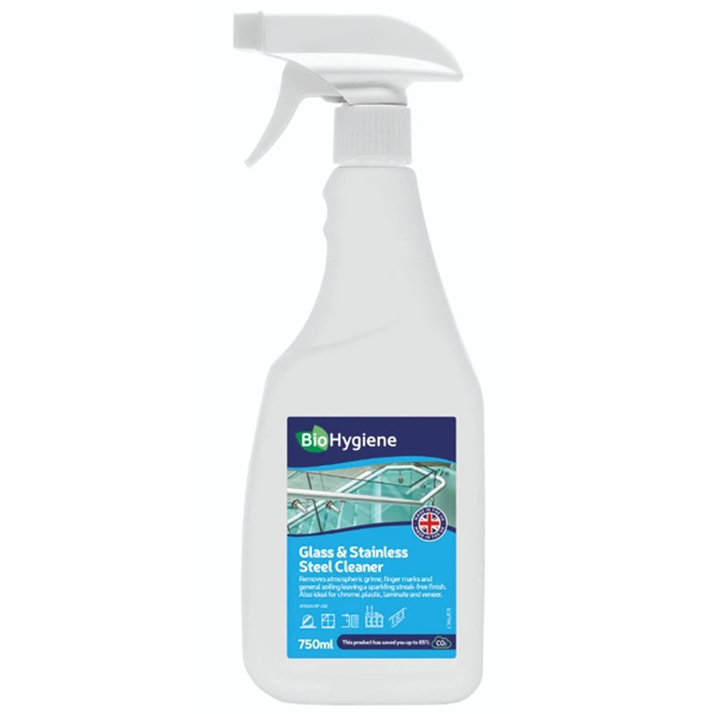 BioHygiene Glass & Stainless Steel Cleaner RTU 750 mL