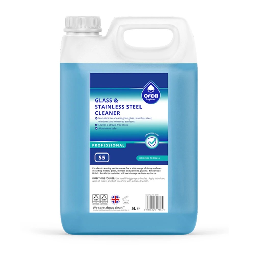 Orca S5 Glass &amp; Stainless Steel Cleaner 