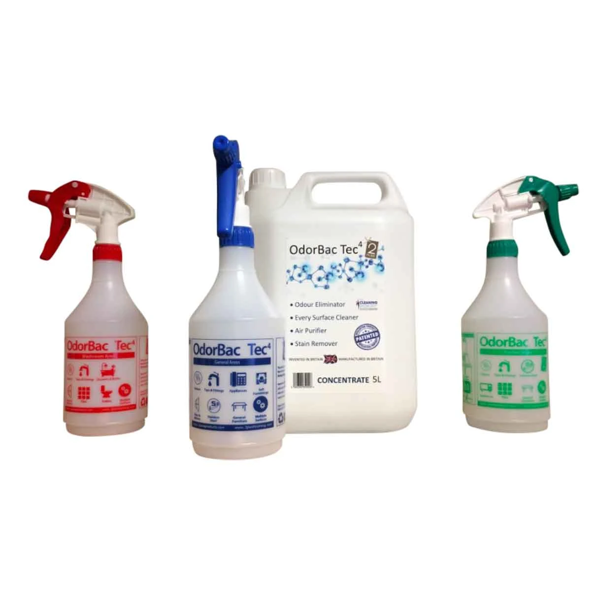 OdorBac Tec4 Odour Eliminator &amp; Cleaner Fresh Linen Kit