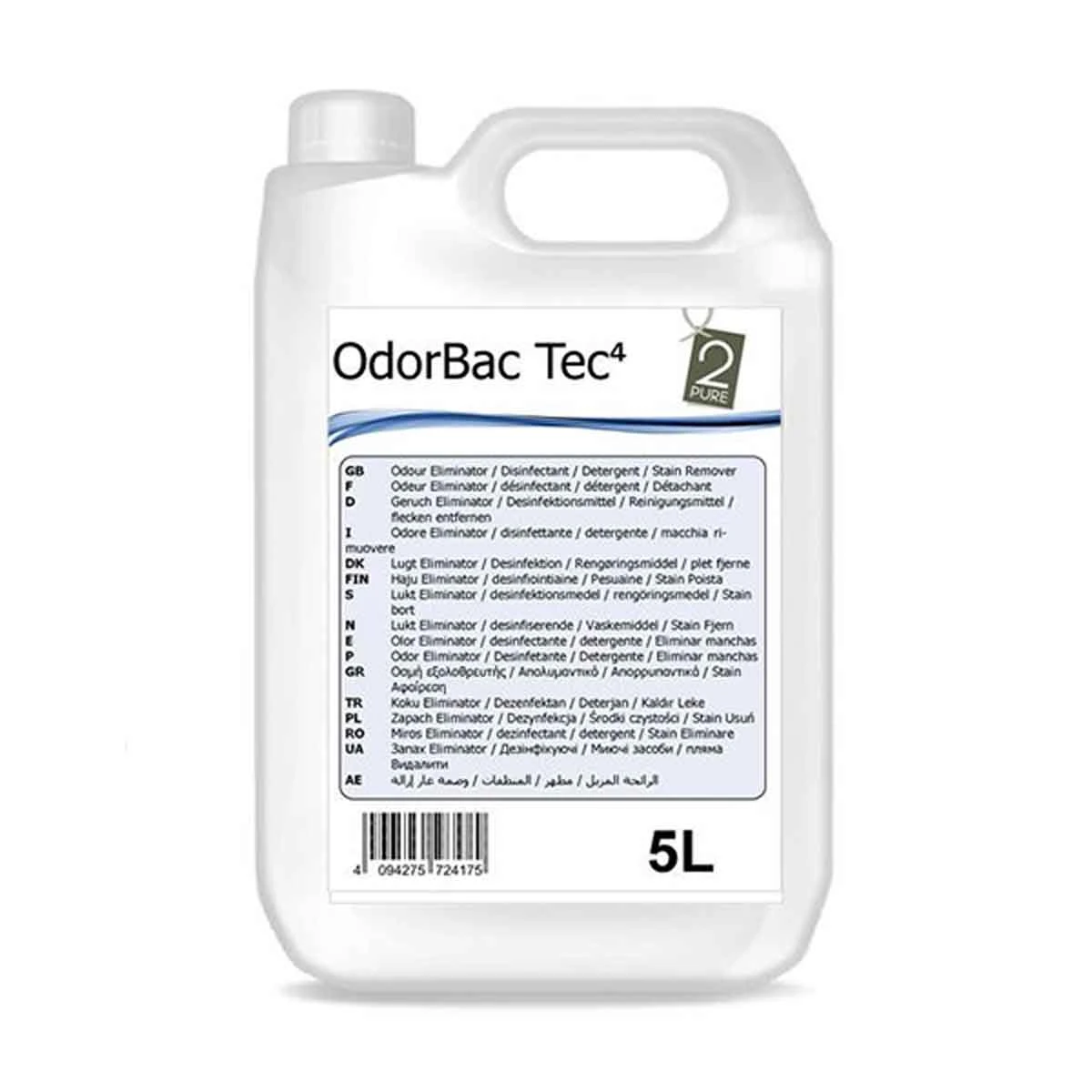 OdorBac Tec4 Odour Eliminator & Cleaner Fresh Linen 5 Litre