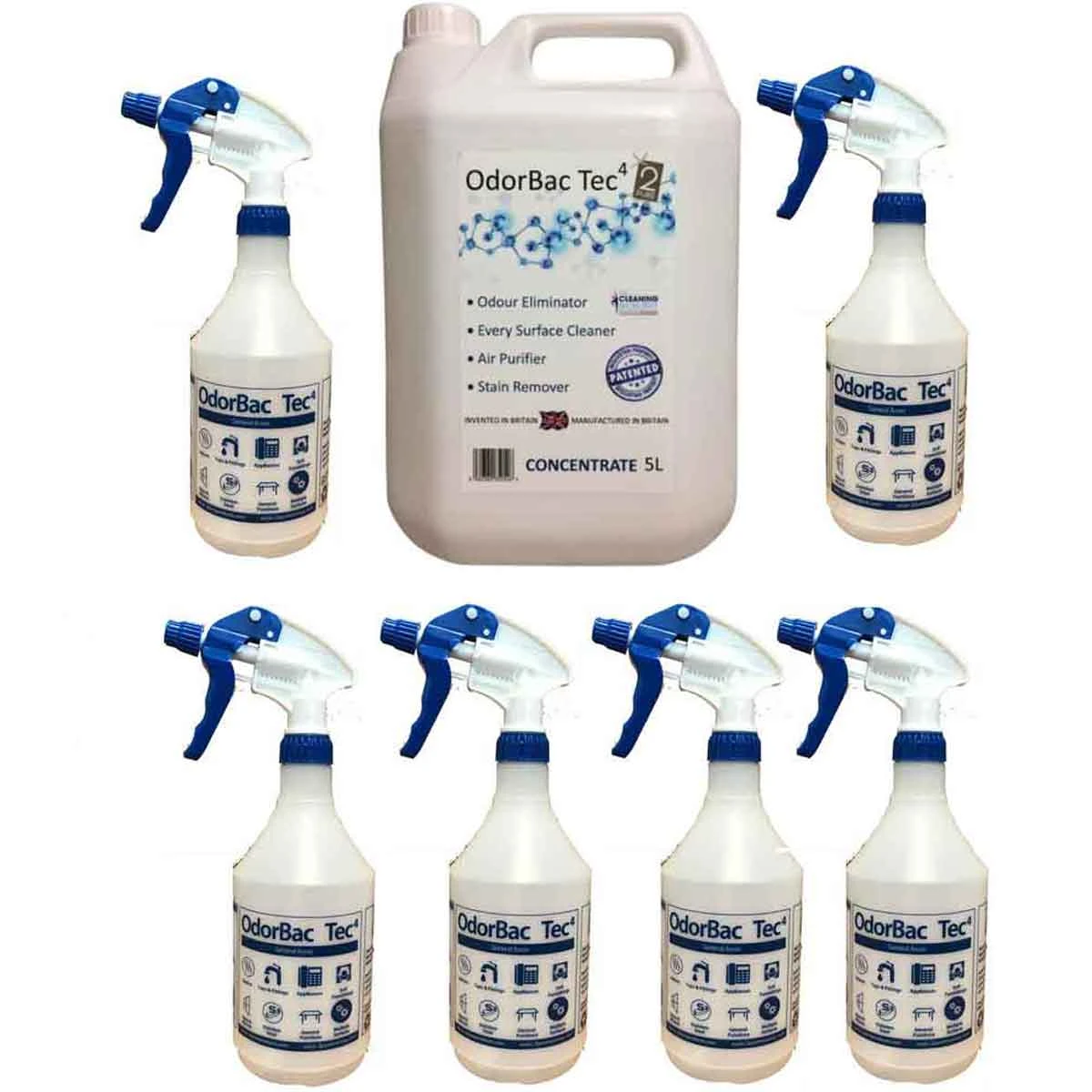  OdorBac Tec4 General Area Cleaner Kit 