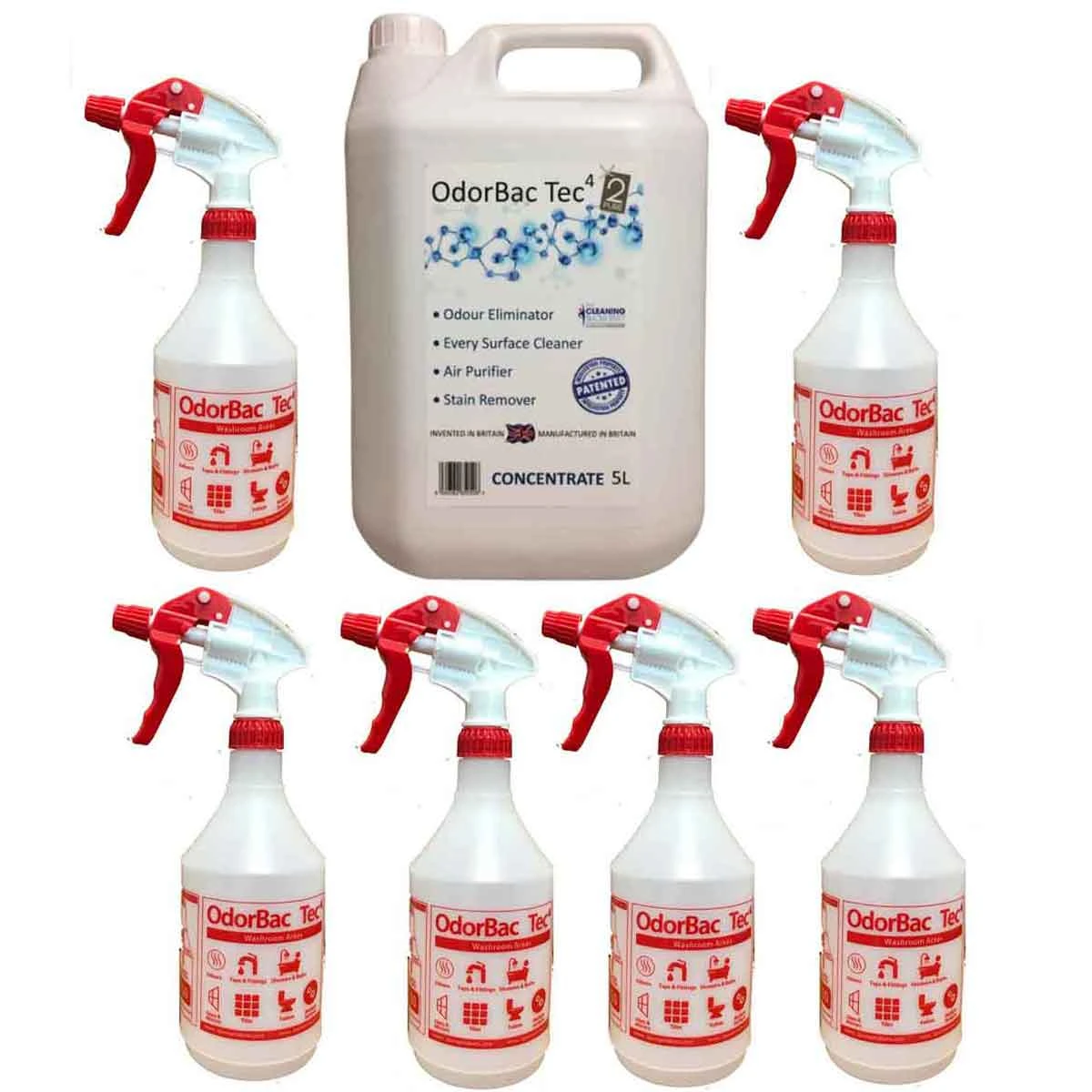 OdorBac Tec4 Washroom Cleaner Kit 