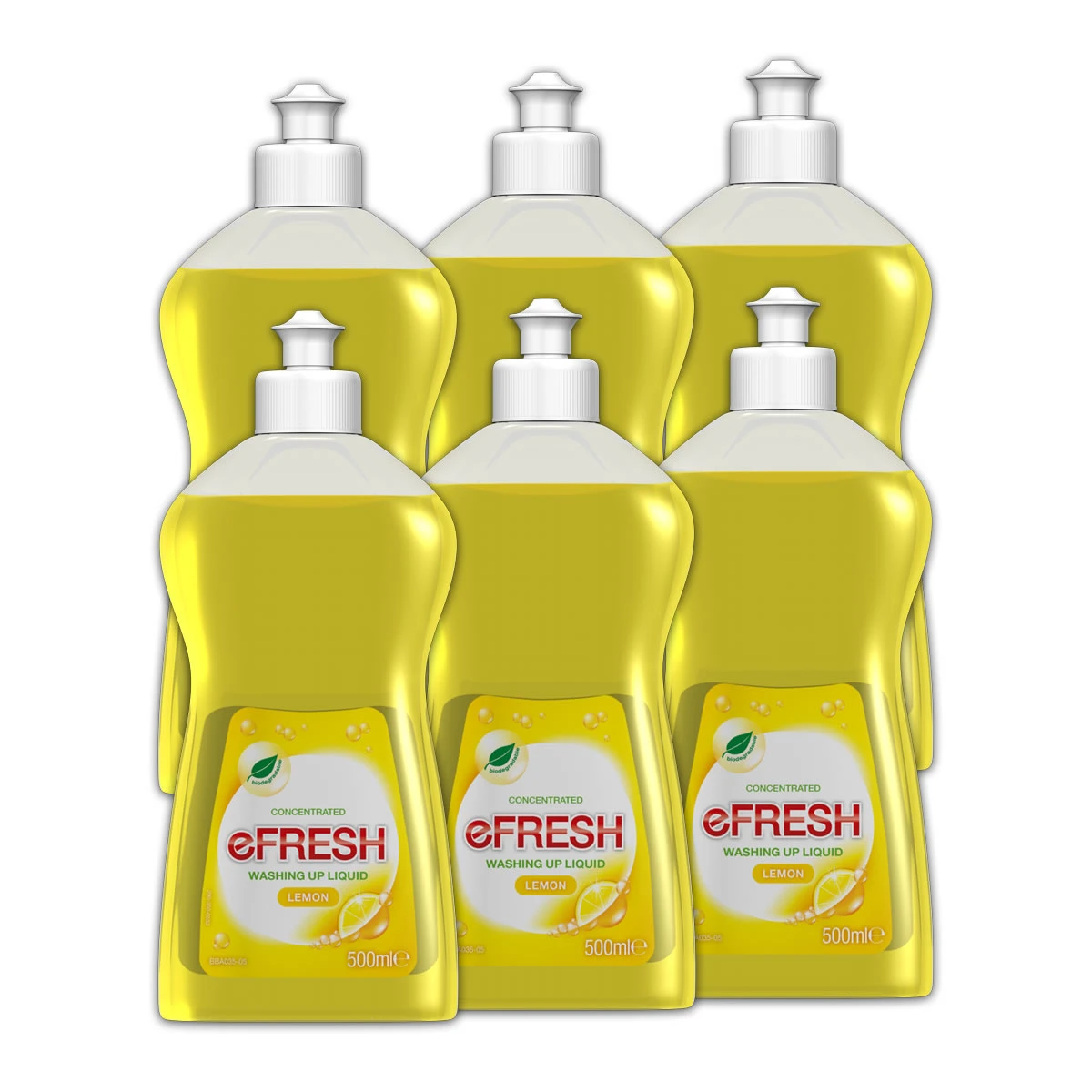 Enov eFresh K035 Lemon Concentrated Washing Up Liquid 500 mL