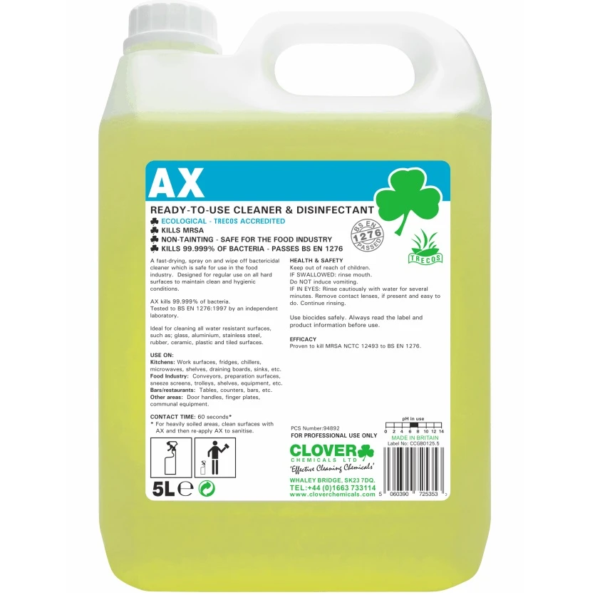  Clover AX Bactericidal Cleaner Disinfectan 