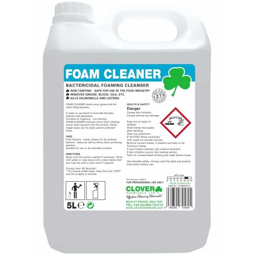  Clover Foam Cleaner Bactericidal 