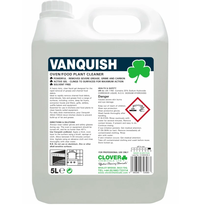  Clover Vanquish Heavy Duty Oven Cleaner 