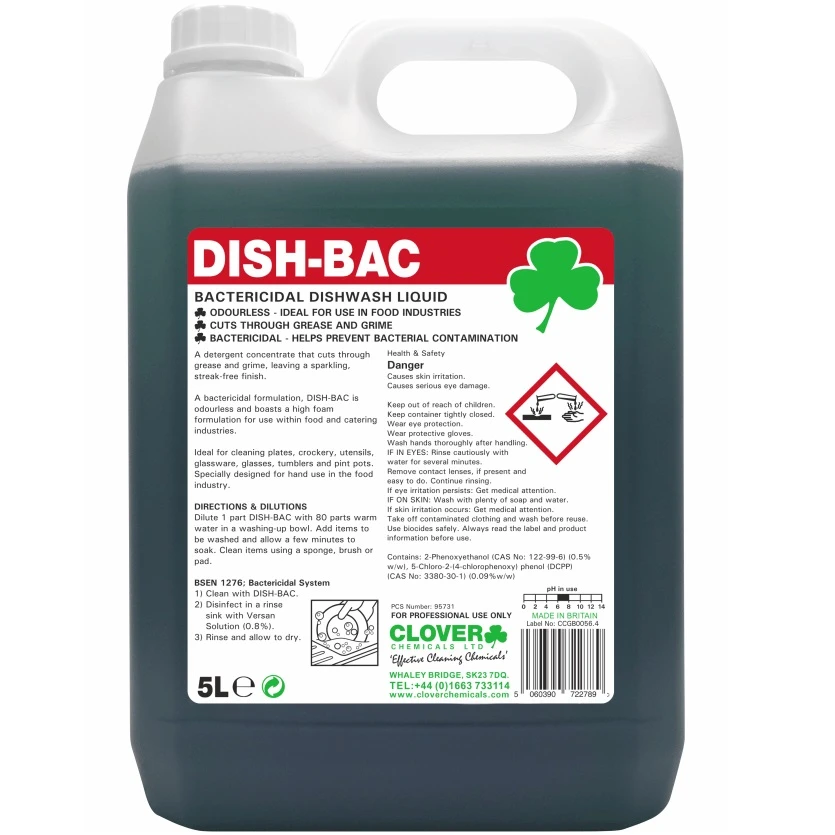  Clover Dish-Bac Bactericidal Washing Up Liquid