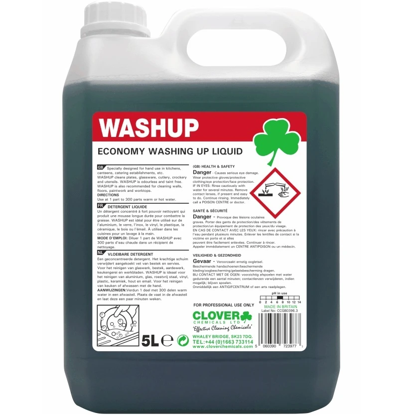 Clover Wash Up Economy Washing Up Liquid