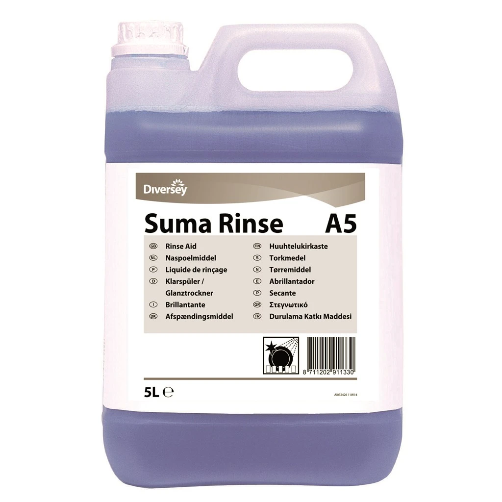 Diversey Suma Rinse A5 Autodosed Dish &amp; Glass Rinse Aid