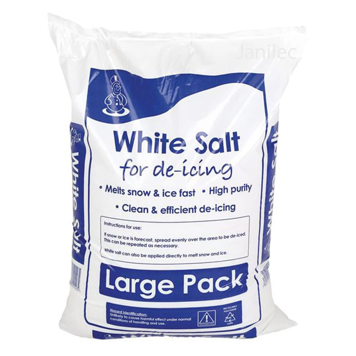 JanSan Rock De-Icing Salt 25kg White 