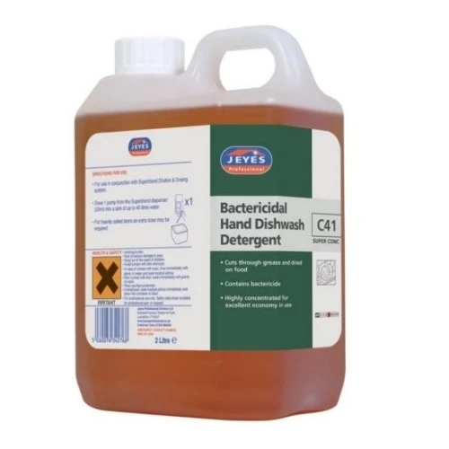 Jeyes C41 Bactercidal Hand Dishwash Detergent 2 Litre