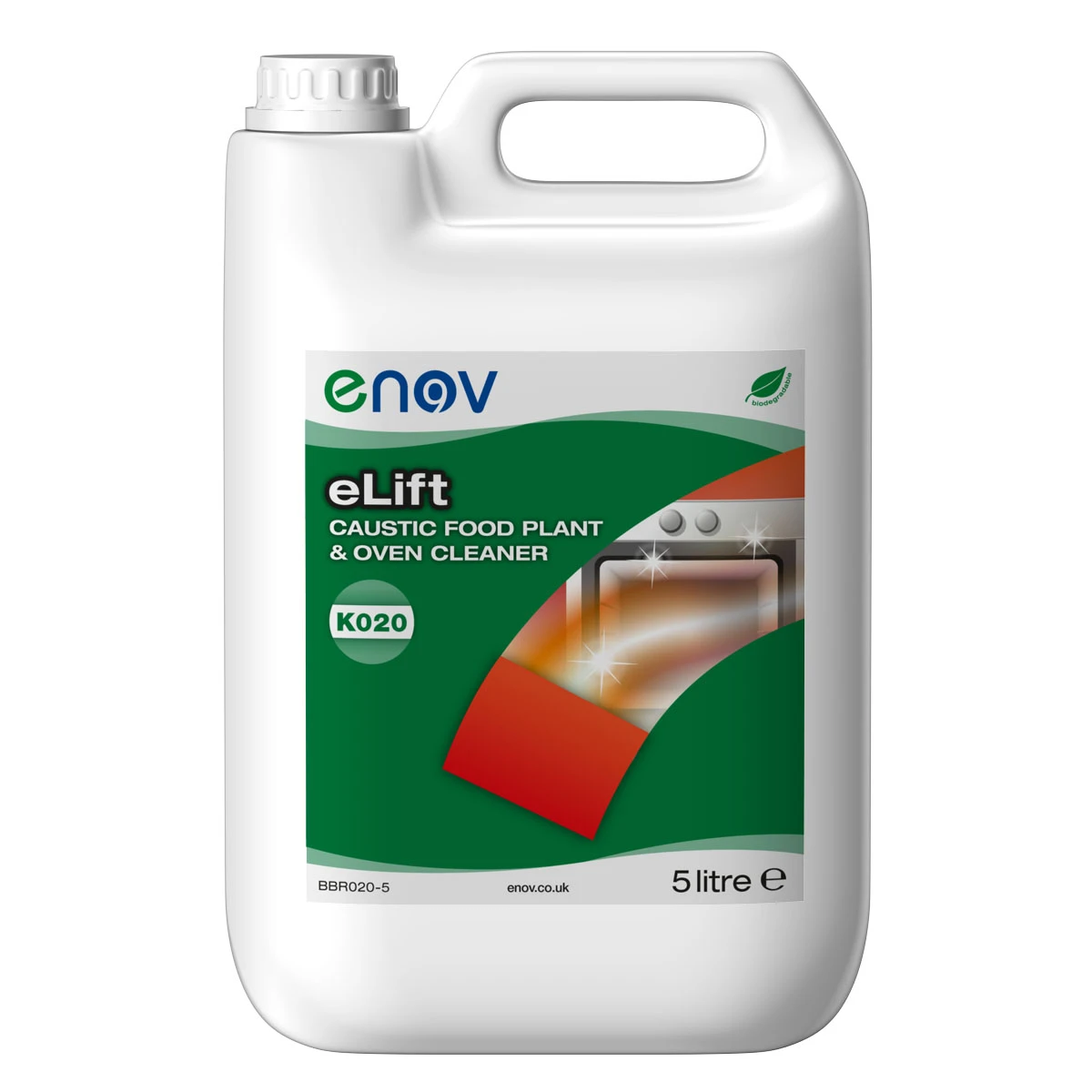 Enov K020 eLift Caustic Food Plant, Oven Cleaner