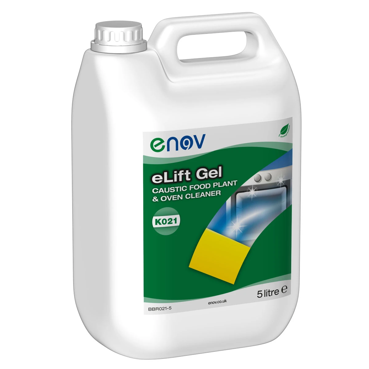  Enov K021 eLift Caustic Food Plant, Oven Cleaner Gel