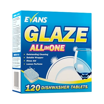  Evans Vanodine C002 Glaze All in One Dishwasher Tablets