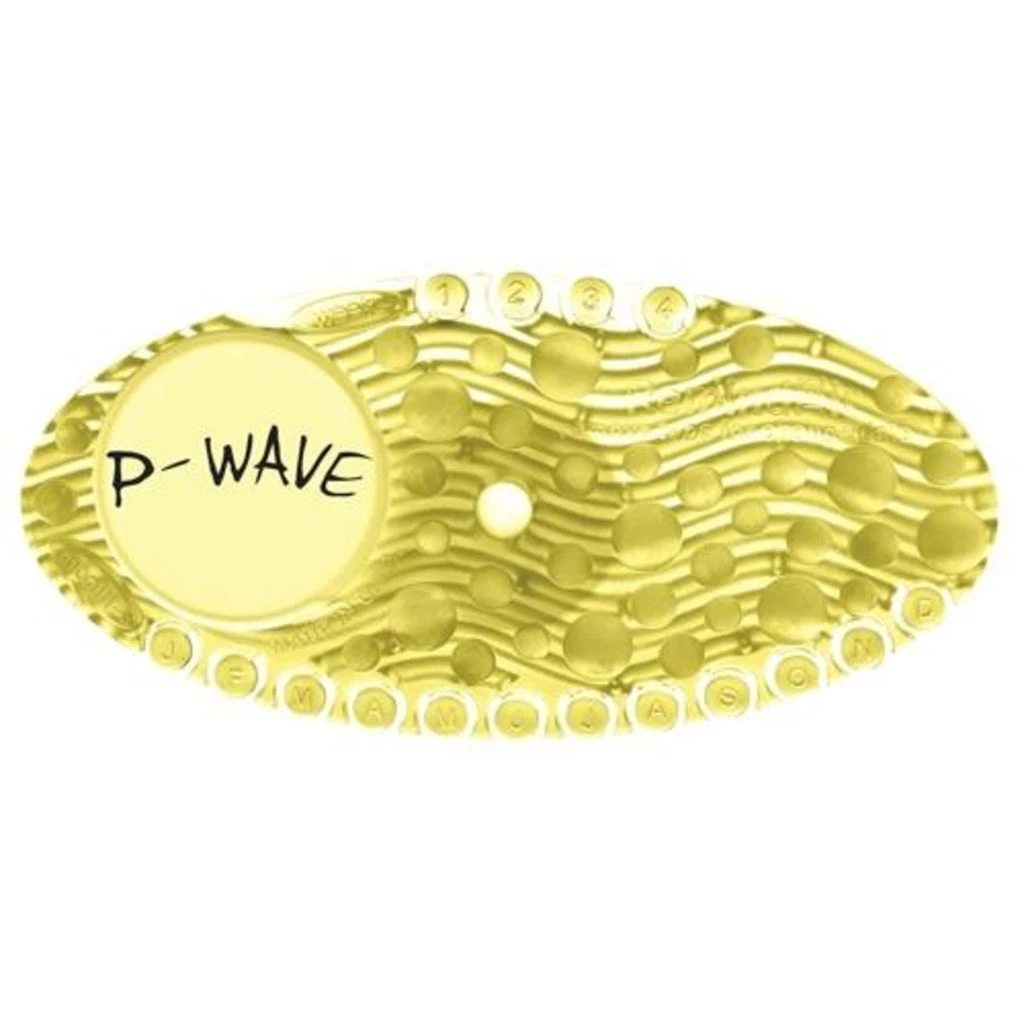  P-Wave P-Curve Air Freshener Yellow Citrus Fragrance