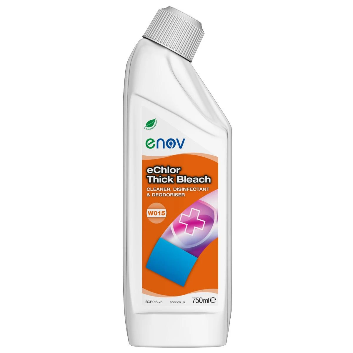 Enov W015 eChlor Thick Bleach Cleaner, Disinfectant & Deodoriser Swan Neck